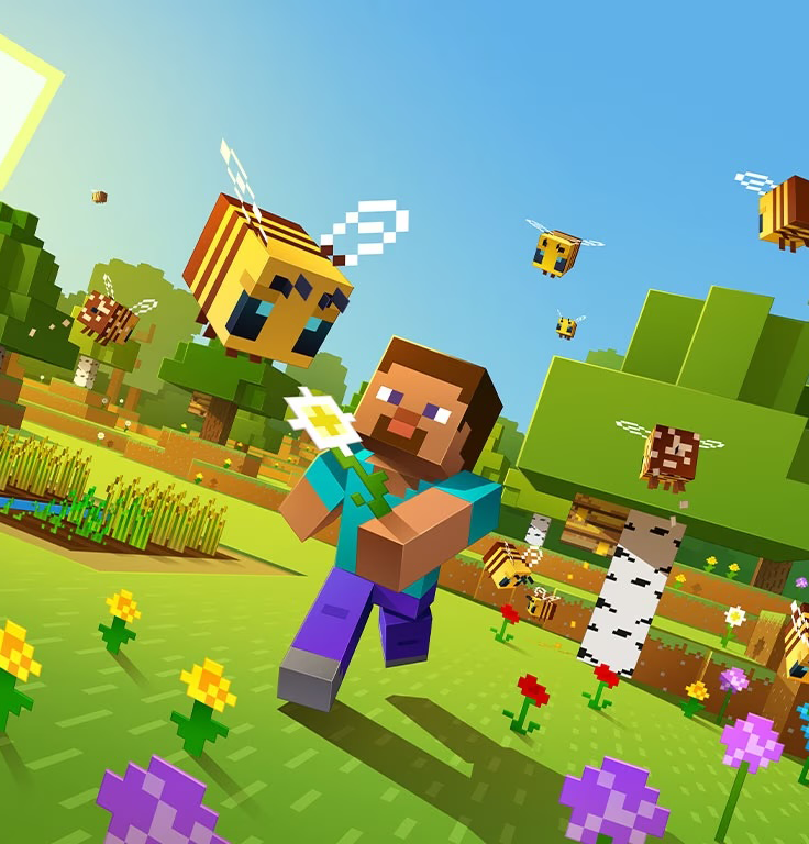 Minecraft gameplay